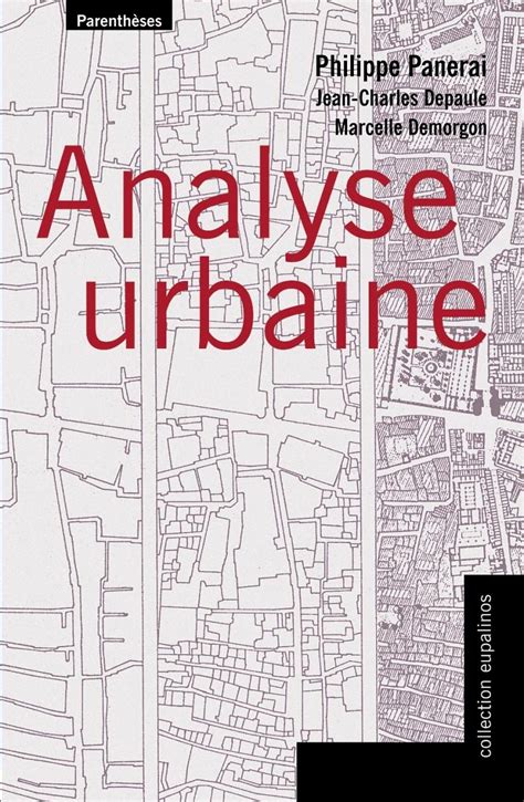 p panerai l'analyse urbaine|Analise Urbana .